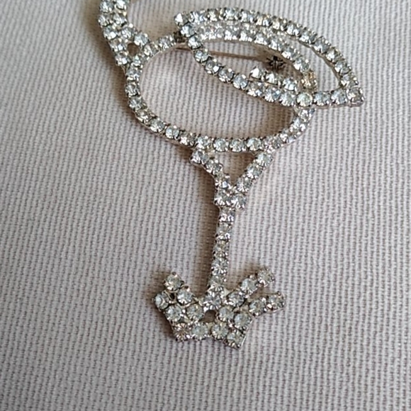 CRYSTAL FLAMINGO BROOCH - Picture 3 of 8